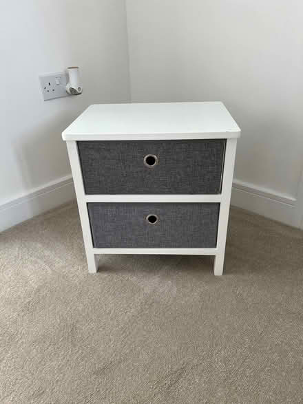Photo of free 2 Drawer Bedside Table (Maldon Wick CM9) #1