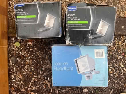 Photo of free 2 Halgen Spotlights & 1 Security Floodlight (Hales Bridge RH5) #1