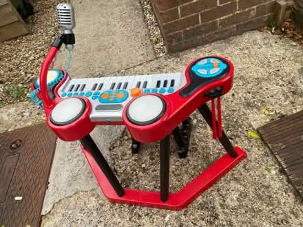 Photo of free Kids keyboard and drum set (RG8 0HB) #1
