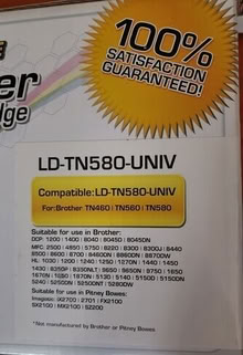Photo of free LD Products laser toner LD-TN580-UNIV #1