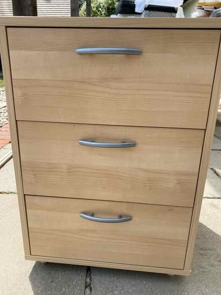 Photo of free IKEA goliat 3 drawer unit (West Bergholt CO6) #1
