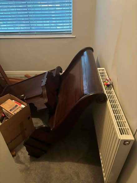 Photo of free Solid well made wooden single bed (M41) #3
