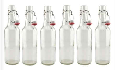 Photo of Swing top bottles clear (Ecclesfield S5) #1