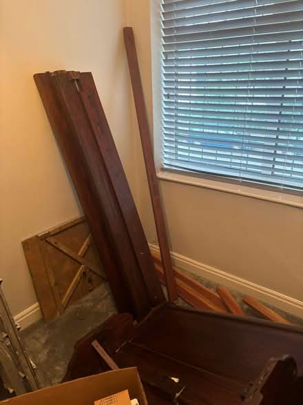 Photo of free Solid well made wooden single bed (M41) #4