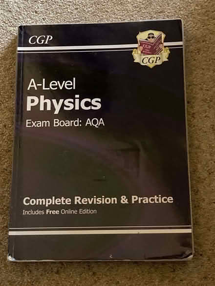 Photo of free A-Level Physics AQA Revision & Practice Book (Yarnton OX5) #1