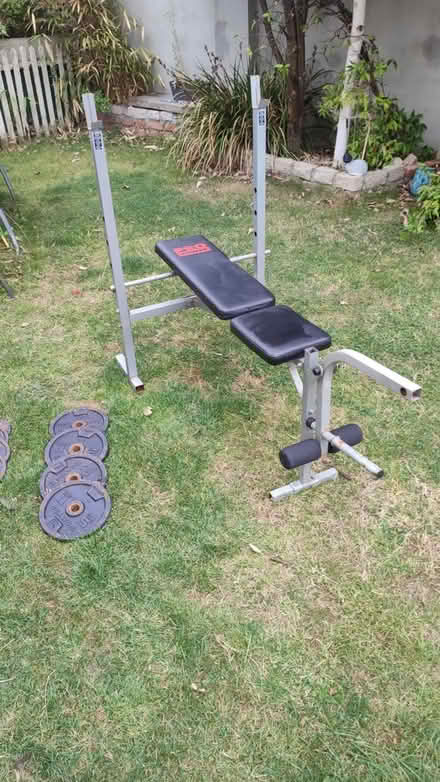 Photo of free Weights and weight bench (Dun Laoghaire) #1