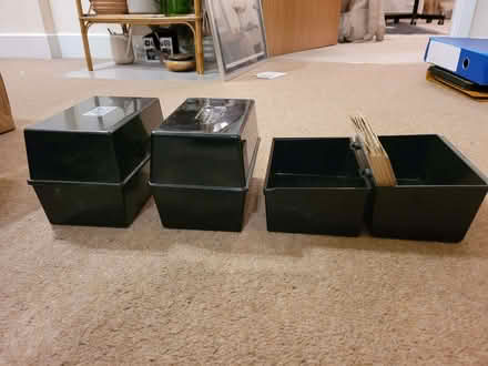 Photo of free 3 index card boxes (Newcastle Central NE1) #2
