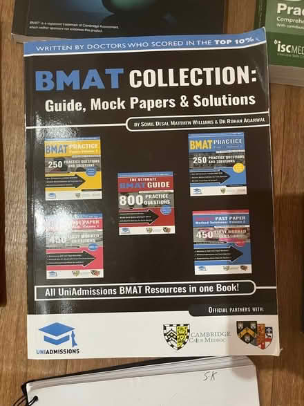 Photo of free Books - BMAT & UKCAT study books (Sanderstead) #2