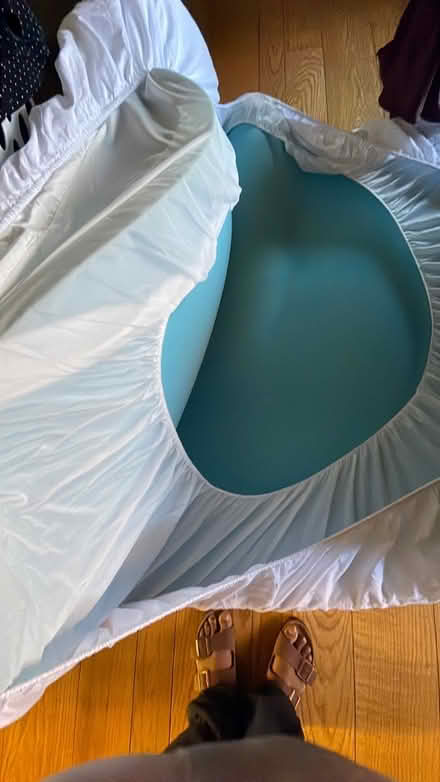 Photo of free Full-size, Novaform 4” mattress top (Fordham and Sladky) #1