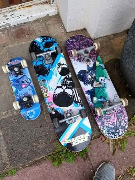 Photo of free 3 x skateboards (Mill End WD3) #1