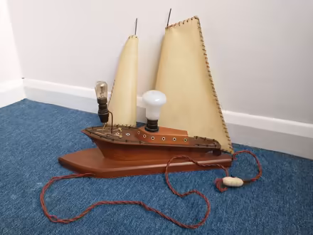 Photo of free Boat-shaped lamp (Loughton IG10) #2