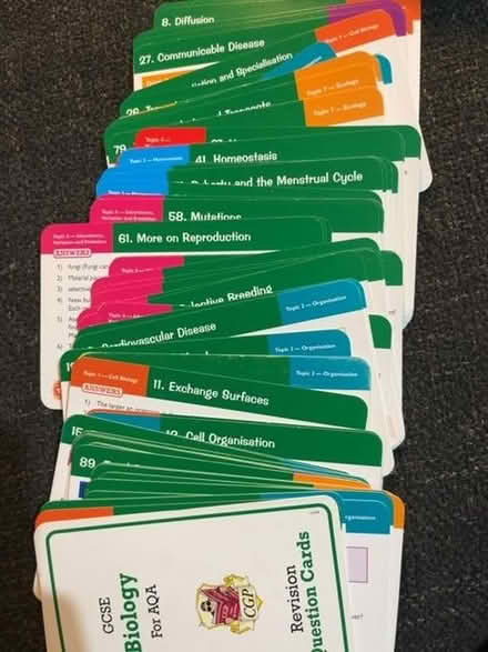 Photo of free Revision cards for GCSE biology and chemistry AQA (E8) #2