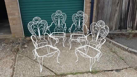 Photo of free Set of 4 Garden Chairs (Hitchin, SG4 7PE) #1