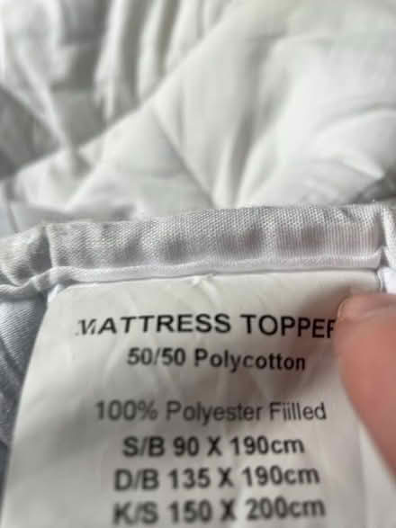 Photo of free Mattress topper double bed (Rishton BB1) #2