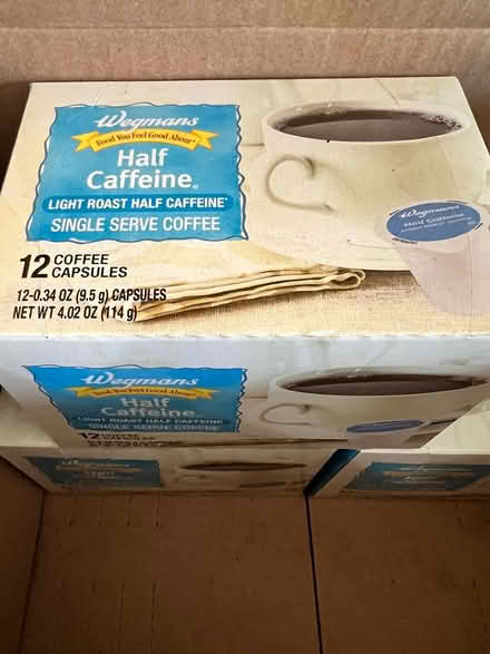 Photo of free 3 Wegmans Half-Caffeine K-Cup Boxes (Bowie) #1