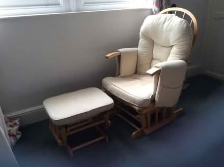 Photo of free Nursing chair with footstool (Fairfield Park) #1