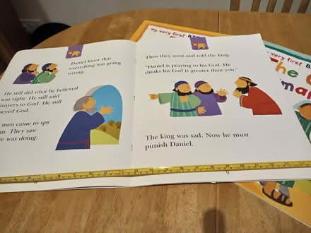 Photo of free 3 Very Large Format Children's bible story books (Hillsborough S6) #3
