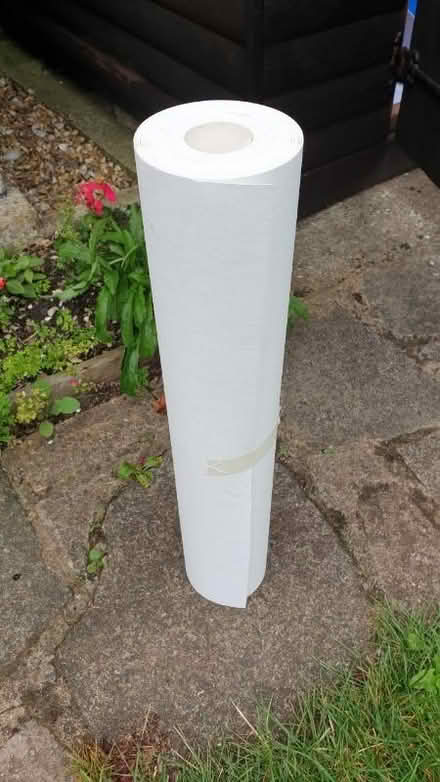 Photo of free Part used roll of wallpaper liner paper (Oakridge RG21) #1