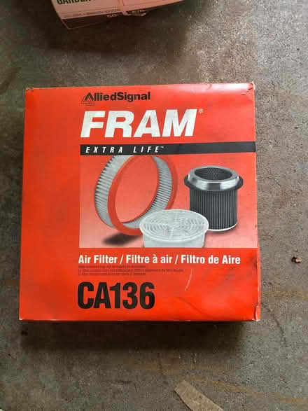 Photo of free GM air filter 70-80s big motor (Woburn - four corners) #1
