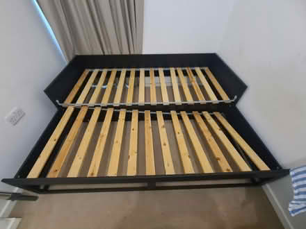 Photo of free Broken Ikea Brimnes Day Bed Black (Stratford E20) #1