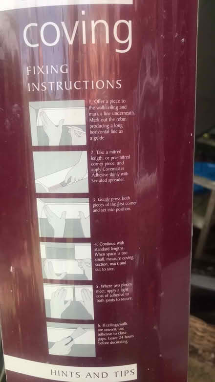 Photo of free Coving-2 Packs Polysyrene, coated with paper (Weston Estate LS21) #3