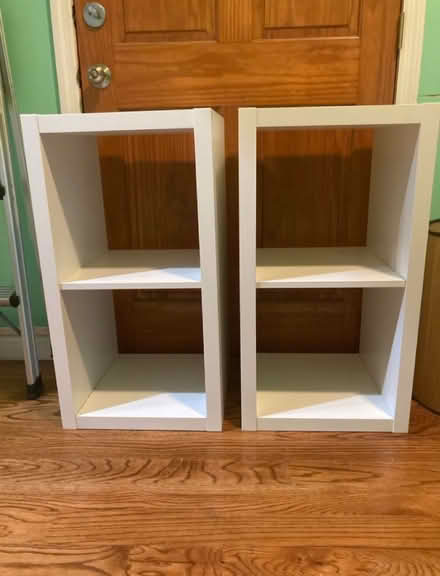 Photo of free 2 ikea two-cube shelves (Bed Stuy (Brooklyn)) #1