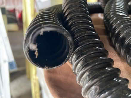 Photo of free length of black pipe (? trunking pipe) unused, approx 4mtrs (Simonstone BB12) #3
