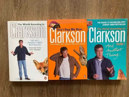 Photo of free 3 Clarkson paperbacks (Bilton CV22) #1