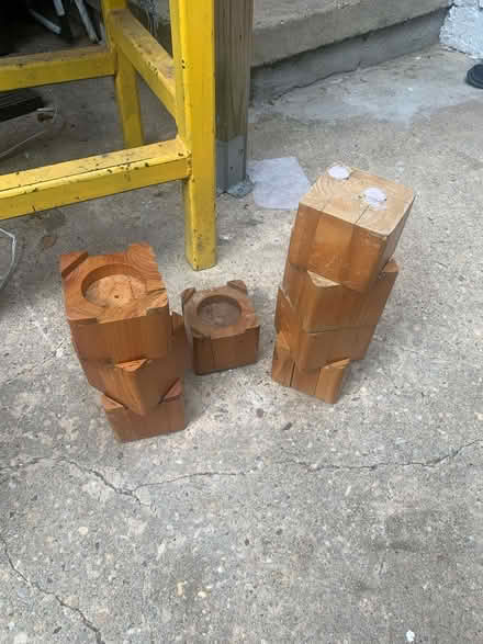 Photo of free 2 sets of bed/sofa risers (hyattsville, MD near Takoma pk) #1