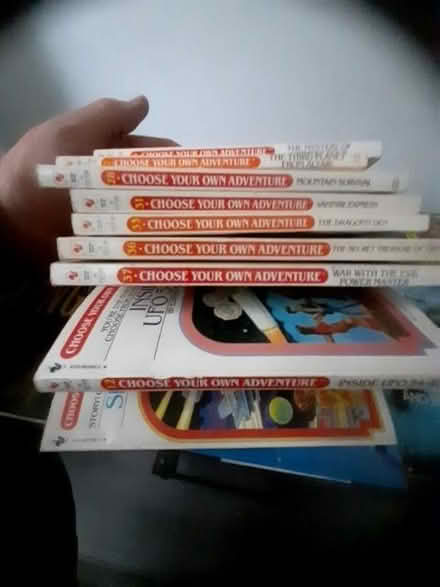 Photo of free Books, including 10 choose your own adventure books (Penwortham Lane PR1) #2