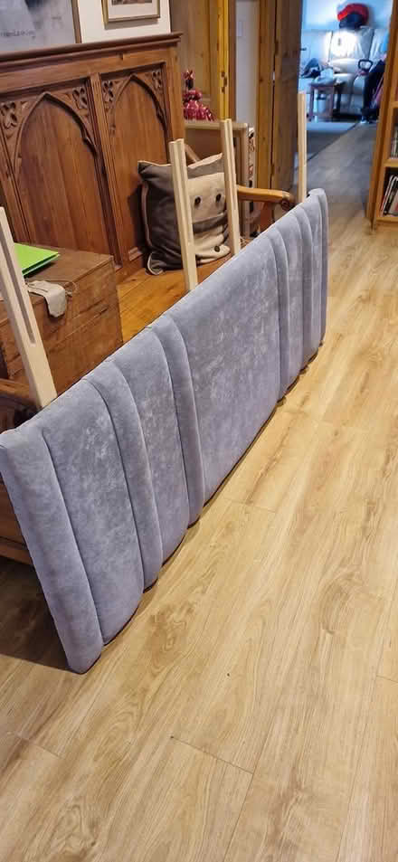 Photo of free Grey superking sized headboard (Kirkcambeck CA8) #2