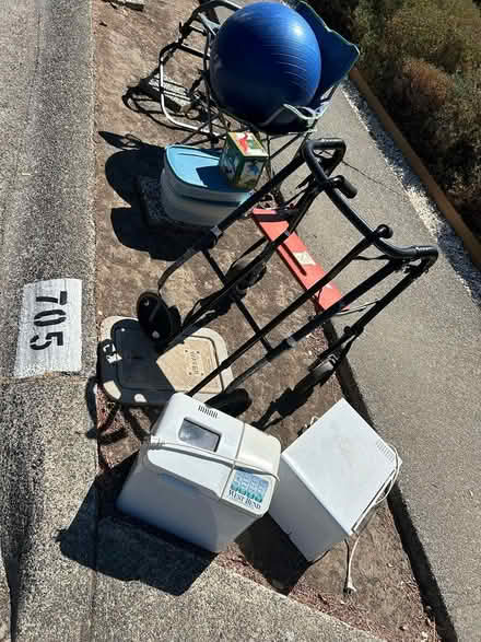 Photo of free misc. items,file cabinet, TV stand (Terra Linda - San Rafael) #1