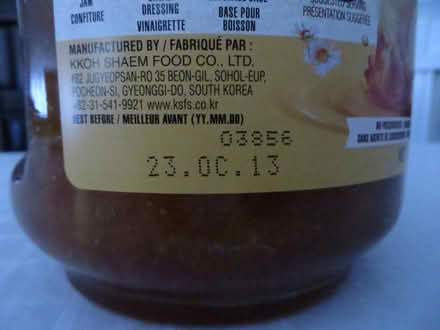 Photo of free Vonbee Honey, Citron and Ginger (Churchill Meadows) #2