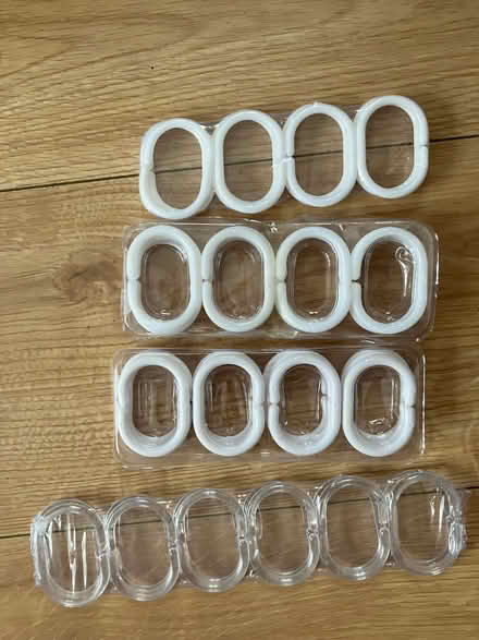 Photo of free Shower curtain hooks (Popley RG24) #1