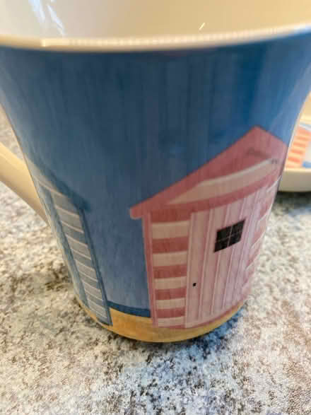 Photo of free Beach themed mug & ceramic coaster (Banstead, near High Street) #2