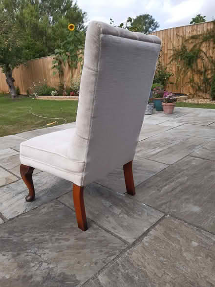 Photo of free Small Light Beige Chair (43cm wide, 50cm deep) (Aston Clinton HP22) #3
