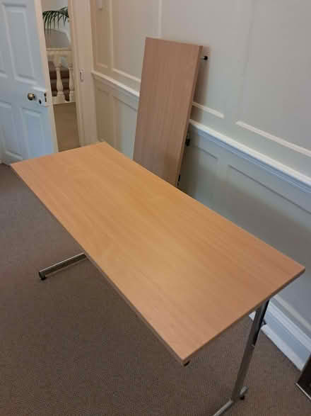 Photo of free Two folding office tables (Petersfield GU31) #1