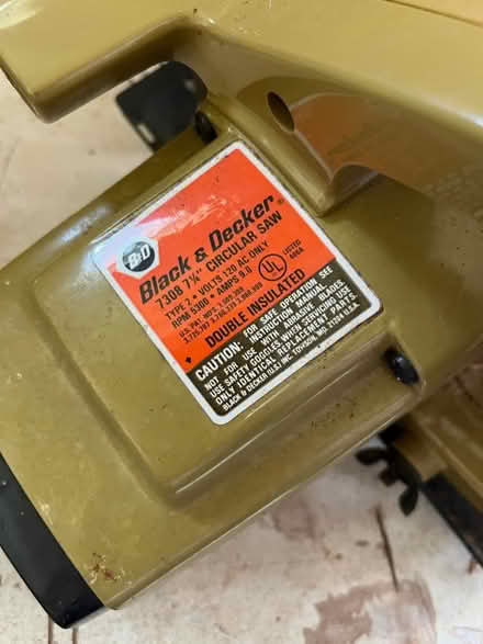 Photo of free Vintage Circular Saw (Jackson, NJ) #2