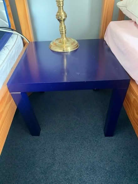 Photo of free Small blue IKEA table (Glasgow G41) #1