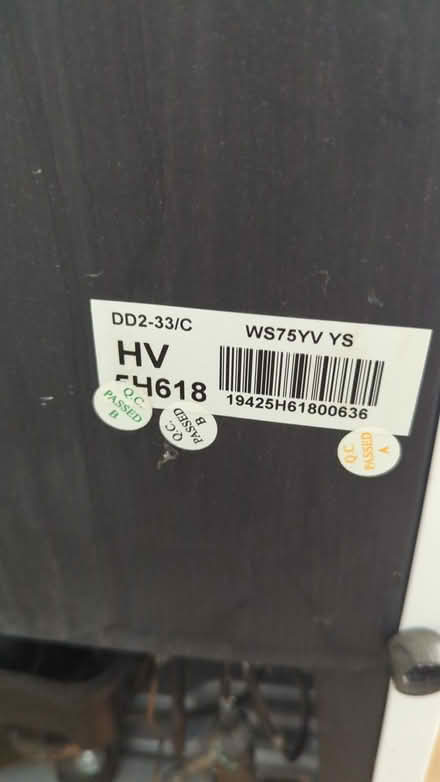 Photo of free white hoover fridge freezer (Turnpike Lane N8) #3