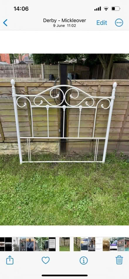 Photo of free Double bed head (Mickleover, Derby) #1
