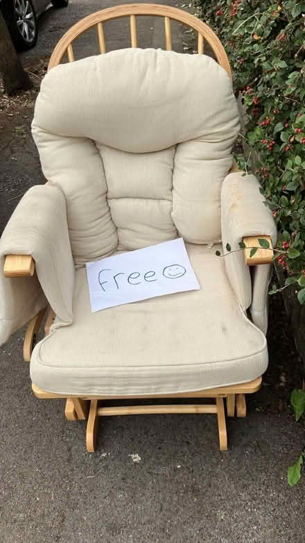 Photo of free Nursing chair with footstool (Fairfield Park) #2
