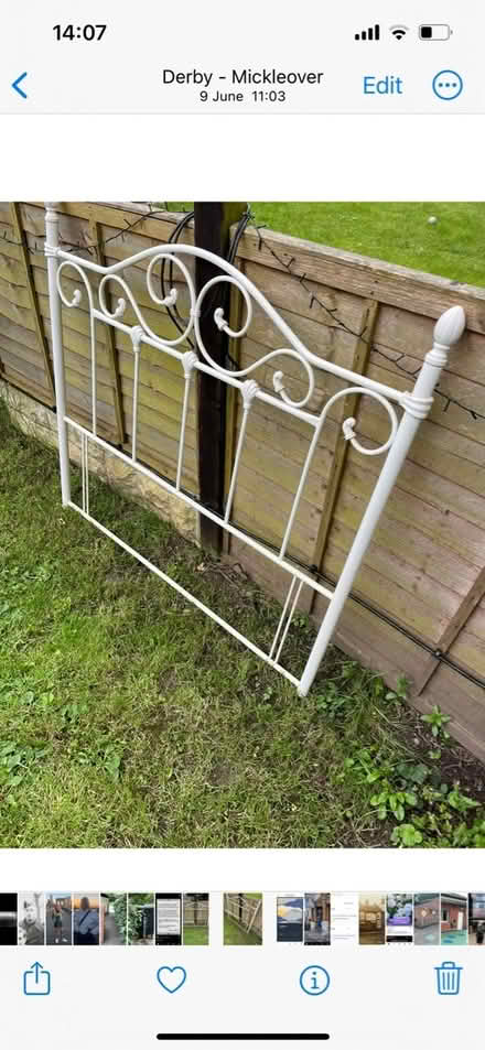 Photo of free Double bed head (Mickleover, Derby) #2