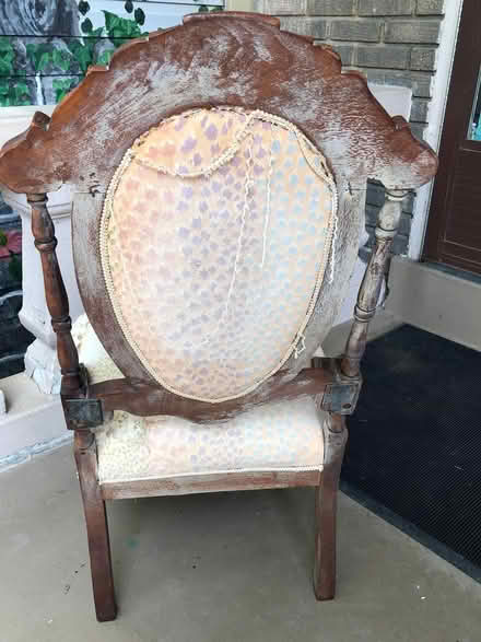Photo of free Carved Victorian slipper chair (Capitol Hill) #4