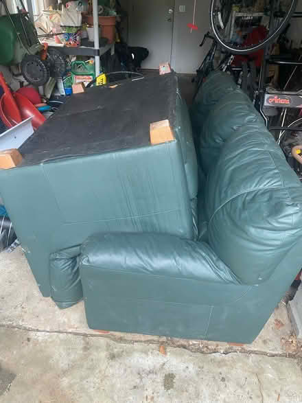 Photo of free IKEA Laholm couch & loveseat set (Brookline) #1