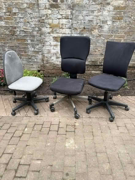 Photo of free Three office chairs (St. John's Wood NW8) #1