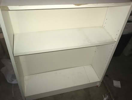 Photo of free white shelf (Campbell)