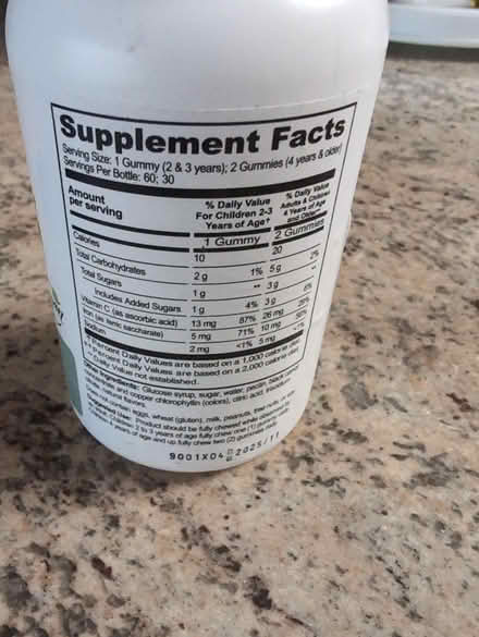 Photo of free Iron vitamins gummies (Derwood) #2