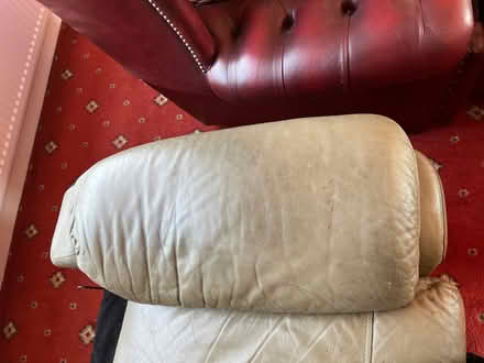 Photo of free Leather recliner armchair, no longer reclines (Pennington Green WN2) #3