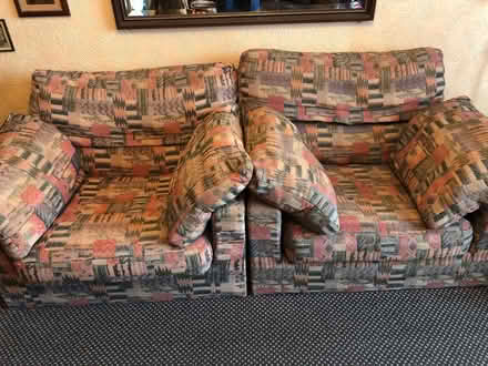 Photo of free Deep comfy armchairs x2 (TW2 whitton) #1